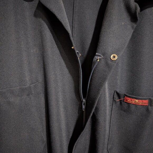 Vintage Para Suit Coveralls Navy Long-Sleeve Belted Men's Size 52 Regular - Picture 7 of 15